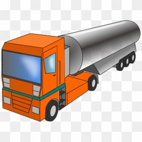 Cargo,freight Transport,commercial Vehicle - Clipart Of A Water Truck, HD Png Download - semi png