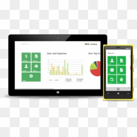 Zoho Invoice For Windows Phone And Surface Tablet - Mobile Phone, HD Png Download - invoice png