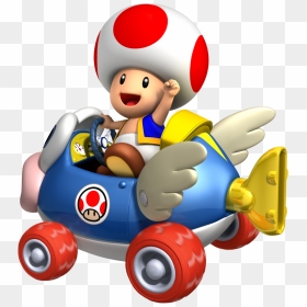 Mario Kart Toad Kart, HD Png Download - mario kart wii png