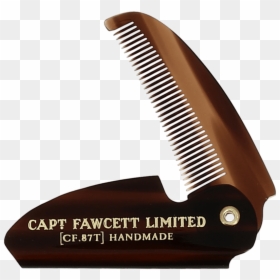 Captain Fawcett"s Folding Pocket Moustache Comb - Captain Fawcett, HD Png Download - captain cold png