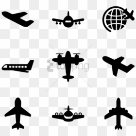 Free Png Download Airplane Vector Icon Png Images Background - Cute Airplane Vector Png, Transparent Png - airplane icon vector png