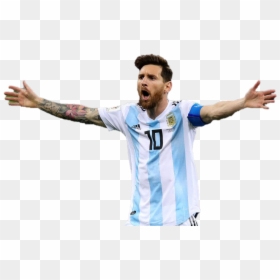 Footballer Lionel Messi Transparent Images - Football Player, HD Png Download - football player messi png