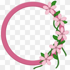 Floral Round Frame Picture - Floral Round Frame Png, Transparent Png - round floral png
