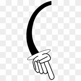 Pointing Clipart Magic Finger - Cartoon Arm Transparent Background, HD Png Download - pointing hand clip art png