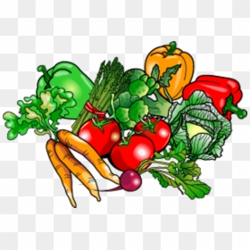 Fruits Clipart Veg - Transparent Background Vegetables Clipart, HD Png Download - fruits and vegetables basket png