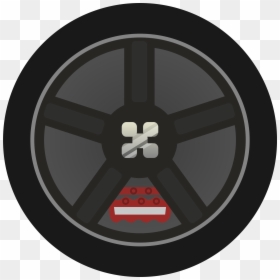 Picture Transparent Clipart Car Wheels Typegoodies - Rim, HD Png Download - wheel vector png