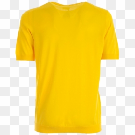 Plain Yellow T-shirt Transparent Image - Yellow T Shirt Png, Png Download - casual shirt png
