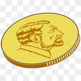 Gold Coin Cartoon Png, Transparent Png - gold coin png image