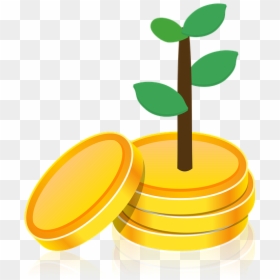 Investment, Gold, Coin, Money, Bank, Currency, Finance - Investing Transparent Vector Png, Png Download - gold coin png image
