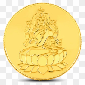 Lakshmi Gold Coin Png Free Download - Lakshmi Devi Gold Coin Png, Transparent Png - gold coin png image