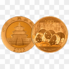 Panda Gold Coins - Coin, HD Png Download - gold coin png image