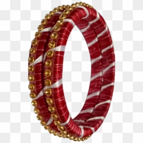 Red And Stone Bangle - Bangle, HD Png Download - bangles images png