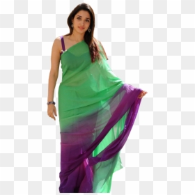 [transparent] Tamanna Bhatia Png Images In Saree - Sari, Png Download - saree png vector