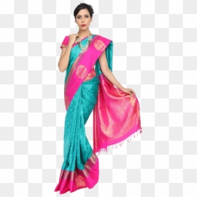 Rmkv Silk Saree Collections, HD Png Download - saree png vector