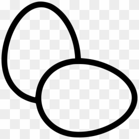Egg Clipart Png Easter Egg Clipart Black And White - Egg Black And White, Transparent Png - white eggs png