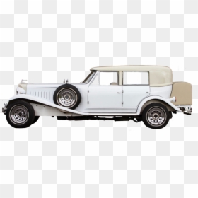 Mobil Klasik Putih, HD Png Download - wedding car png