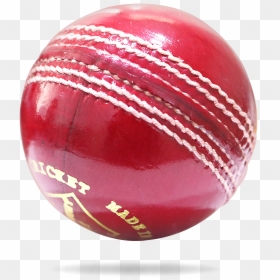 Doc Tournament Leather Cricket Red Ball - Red Cricket Ball Png, Transparent Png - cricket bat ball png