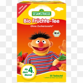 Sesamstrasse Baby Organic Fruit Tea Ernie, 45 Gm, HD Png Download - tomato cartoon png