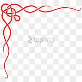 Christmas Ribbon Scroll Clipart - Black And White Vines Clip Art, HD Png Download - certificate background hd png
