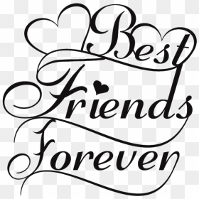 Clip Art Transparent Download The Best Kind Of - 2 Best Friends Drawing, HD Png Download - friends quotes png