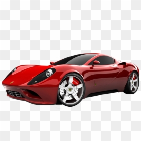 Ferrari Car Png Image - Sports Cars Red Color, Transparent Png - car wallpaper png