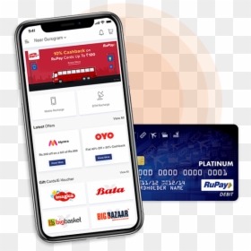 Nth Rewards - Smartphone, HD Png Download - rupay card png