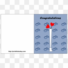Greeting Card, HD Png Download - marriage wishes png