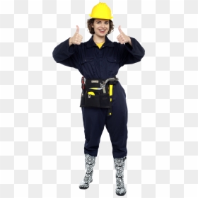 Women Worker - Woman Construction Worker Png, Transparent Png - women hat png