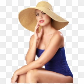 Sun Hats Women - Sun Hat Model, HD Png Download - women hat png