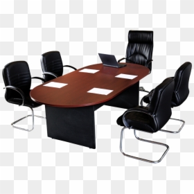 Meeting Clipart Conference Table - Conference Room Table Clipart, HD Png Download - office chairs png