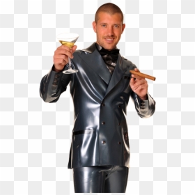 Rubber Suit Men , Png Download - Latex Outfit Men, Transparent Png - men in suit png
