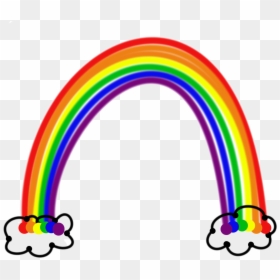 Rainbow Thank You Png Transparent Png , Png Download - Rainbow Crayon Clipart, Png Download - thank u png