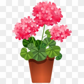 Potted Flowers Clip Art - Flower Plant Clipart, HD Png Download - flowers plants png