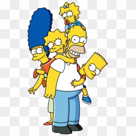 The Simpsons Family Photo - Imagenes De La Familia Simpson, HD Png Download - family png images