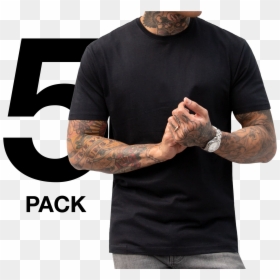 Tshirt 5 Pack Text New - T Shirt Man Png, Transparent Png - shirt png image