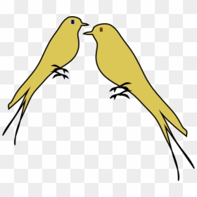 Love Birds Svg Clip Arts - Gold Love Birds Clipart, HD Png Download - birds in png