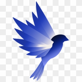 Logo, Bird, Blue, Design, Wing, Animal - Swallow, HD Png Download - birds in png