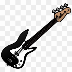 Collection Of Free Bass - Transparent Electric Guitar Clipart, HD Png Download - guitar png image