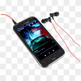 Mobile Earphone Transparent Png - Mobile Phone Headphones Png, Png Download - ear phone png