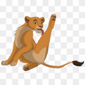 Lion King - Cartoon King Lion Transparent, HD Png Download - lion sitting png