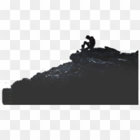 #freetoedit #background #mountain #rock #rocks #stone - Silhouette, HD Png Download - mountain rocks png