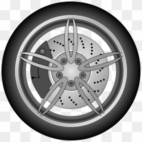 Clipart Car Wheel, HD Png Download - wheel clipart png