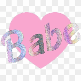 Holographic Babe Barbie Report - Aesthetic Transparent Love Png, Png Download - love pngs
