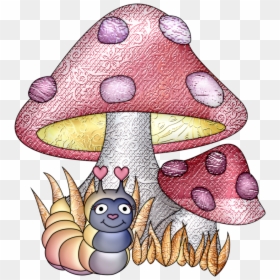 Caterpillar Mushroom Mushrooms Aliceinwonderland Alicei - Caterpillar ...