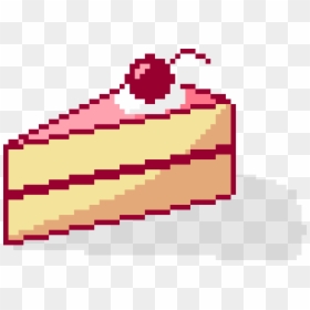 Birthday Wedding Cupcake - Cute Cake Pixel Art, HD Png Download - wedding designs clip art png