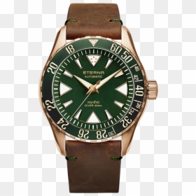 Eterna Kontiki Bronze Green, HD Png Download - watches png images