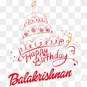 Balakrishnan Happy Birthday Vector Cake Name Png - Happy Birthday Mark Henry, Transparent Png - krishnan png