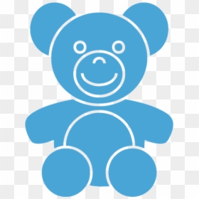 Icon, HD Png Download - blue teddy bear png