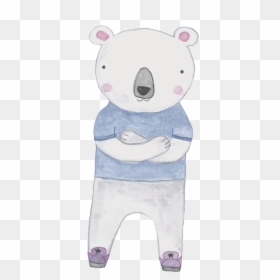 Polar Bear Hip Hop-01 - Teddy Bear, HD Png Download - blue teddy bear png
