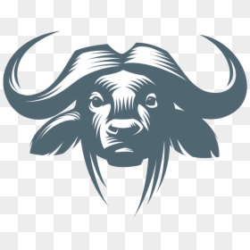 American Bison Water Buffalo Cattle African Buffalo - African Buffalo Head Silhouette, HD Png Download - indian bull png